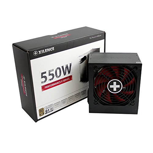 Performance X Serie | PC Netzteil | XN071 | 550 Watt | 80+ Gold | rot/schwarz