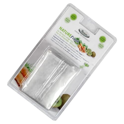 Wpro NFS001 Pack de 4 Sachets Nature Fresh, pour Réfrigérateurs Whirlpool Équipé du Dispositif
