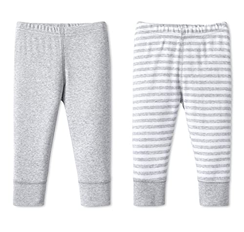 Image of Lamaze Baby Boys' Super Combed Natural Cotton Pull on Jogger Pants, 2 Pack