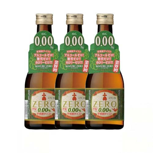 おためし3本セット 小鶴ZERO 小鶴ゼロ 300ml×3本 ノンアルコール焼酎 芋焼酎テイスト飲料 ギフトカートン入り - ノーブランド品 - 商品画像
