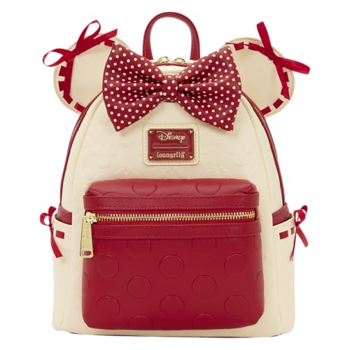 Loungefly Minnie Mouse Rock the Dots Coquette Mini Backpack