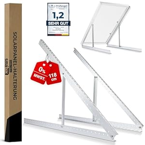 SMABIX Solarpanel Halterung Balkonkraftwerk 118 cm