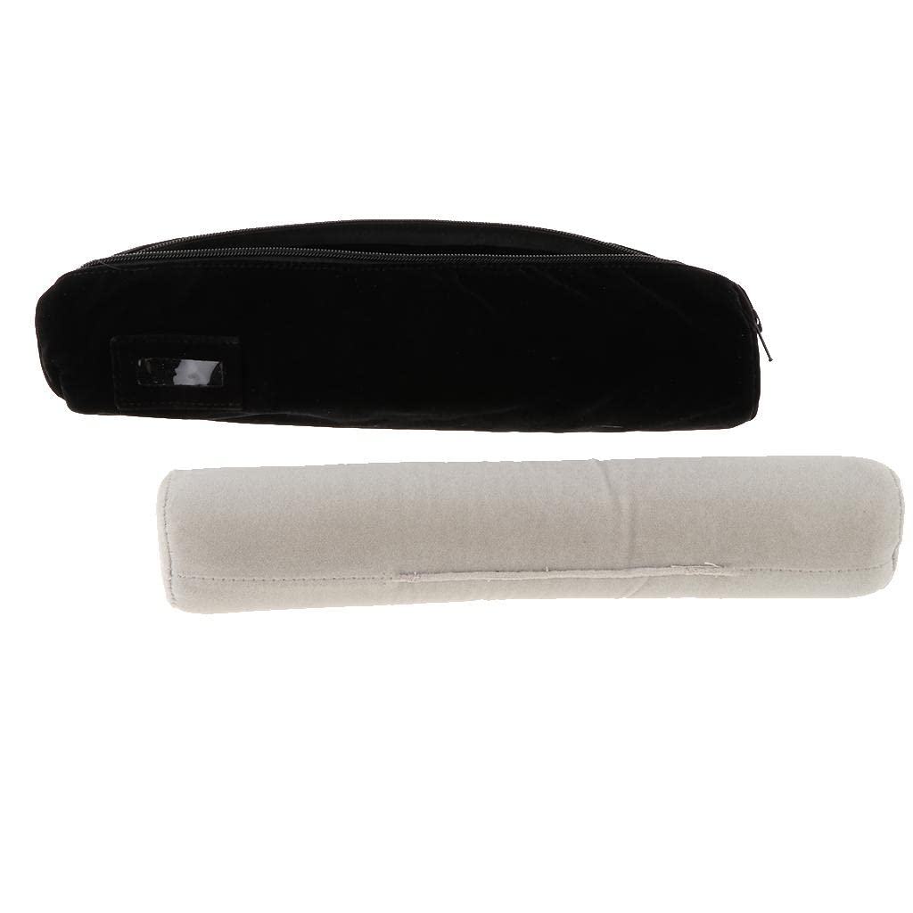 Barenx Sac De Rangement En Velours Pour Bijoux Et Montres - Noir 32cm