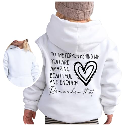 to The Person Behind ME Printed Children's Hoodie Autumn and Winter Casual Loose Children's Hoodie Thrashed Shirts