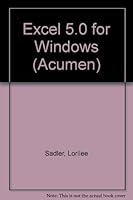 Microsoft Excel 5.0 for Windows (Acumen) 0877099804 Book Cover