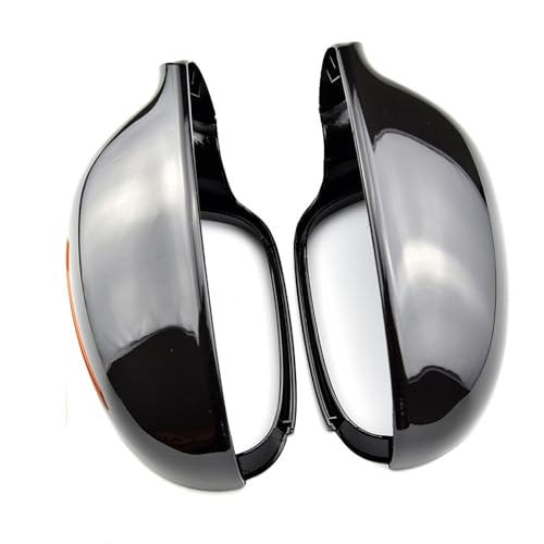 Pièces voiture noir carbone pour boîtier rétroviseur VW Golf 5 2006-2010 ABS