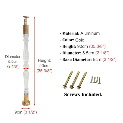 Balustre d'escalier acrylique : fixez solidement sans assombrir votre entrée