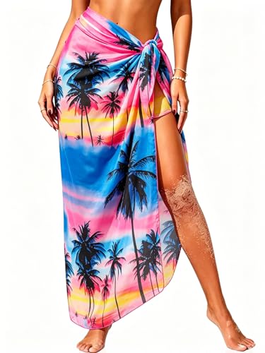Image of CHICGAL Sarong Wraps Swimsuit Coverup for Women Bathing Suit Cover Up Summer Bikini Beach Swimwear 2026