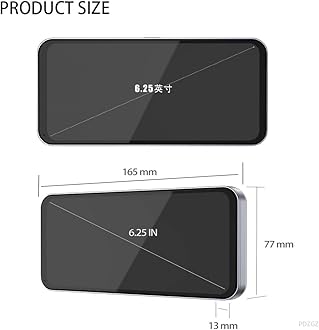 6.25inch CAR Side View Blind Area System,Left and Right Blind spot Camera Driving Recorder BSD Warning Monitoring(Camera Monitor System) (6.25" Black)