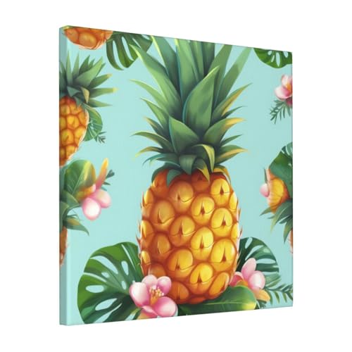 Toile ananas tropical 40,6 cm résistante à l'humidité pour salle de bain