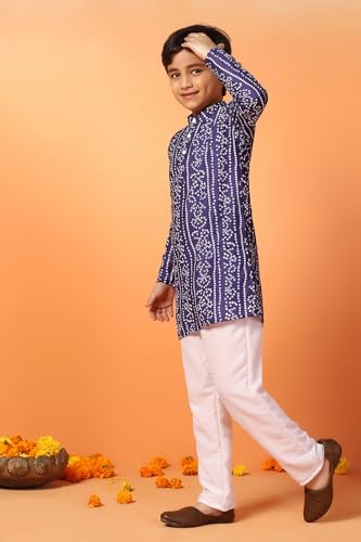 Image of Fashion Dream Boy's Cotton Blend Kurta Pyjama Set|Kids ethnic wear boys|Kurta set for boys|Kurta pajama set for kids