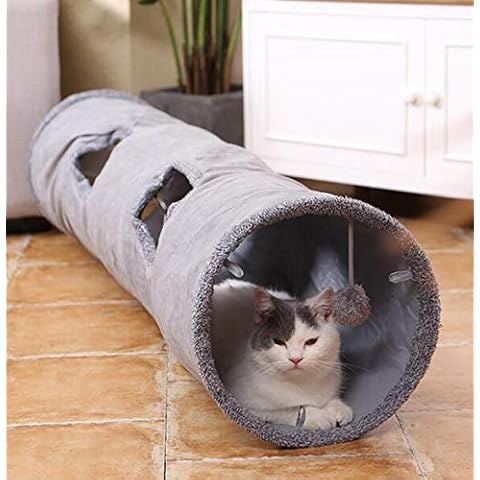 PENVEAT Tubo de Juego Plegable para Gatos Grandes Cover