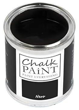 Chalk Paint Everything® Nero (Black) – 250 ml Water-Based Chalk Paint for Shabby Chic Furniture, Décor, and Upcycling Projects – Non-Toxic, Easy to Apply