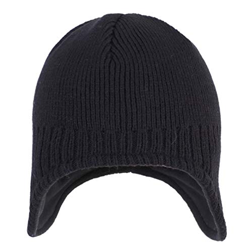 Image of Connectyle Mens Warm Winter Hats Fleece Lined Earflap Hat Daily Beanie Watch Cap