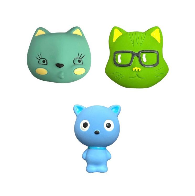 DOGTOWN Animal Shaped Squeaky Toy for Pets - Pack of 3 | Latex Rubber Made Playful Interactive Toys for Puppies and Cats | Long-Lasting, Non-Toxic & Safe (B0CZ92RV64) Amazon Price History, Amazon Price Tracker