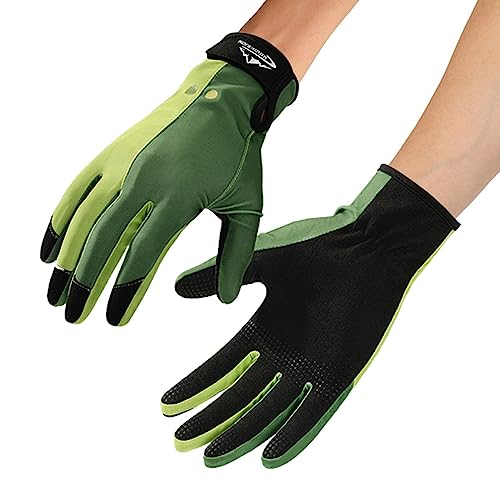 Diving Gloves Men,Surf Gloves - Waterproof Gloves Thickened Palms and Fingertips, Adjustable Sticker, Land, and Sea Dual Use for Fishing, Climbing, Cycling, Diving Puchen