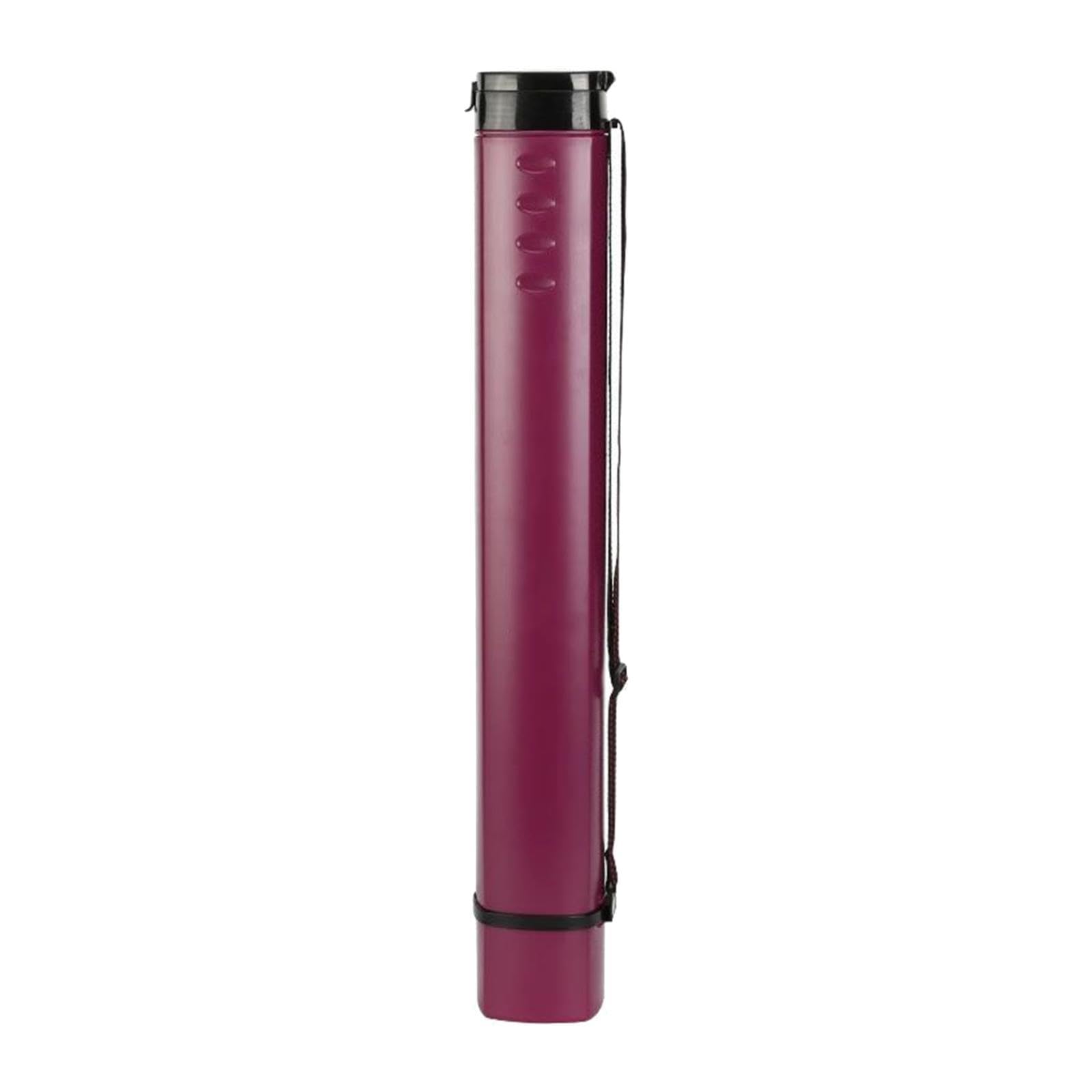 Generic Tube à Affiches Extensible, Porte-rouleau, étui de Transport, Multifonctionnel, 62 à 105 Cm, Porte-documents Télescopique, Tube à Dessin, Violet Foncé