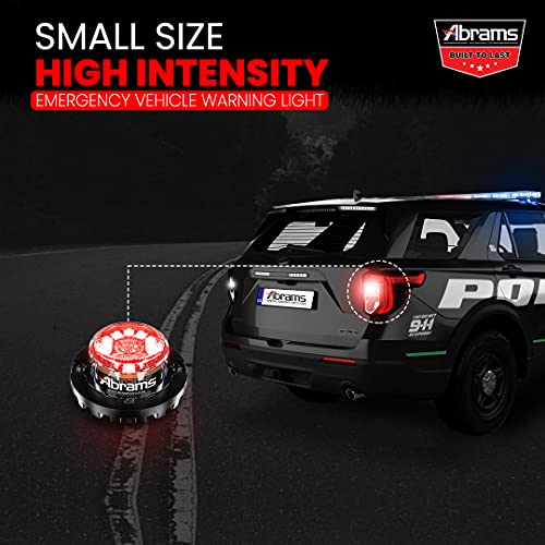 Abrams Sae Class-1 Blaster 120 (Red/Blue) 36W - 12 Led Police Vehicle Truck Led Hideaway Surface Mount Strobe Warning Light #TOP2