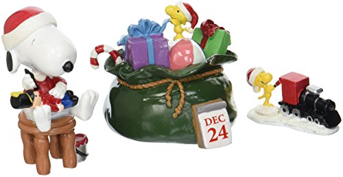 Department 56 Peanuts Santa's Helpers Figurines (Set of 4)