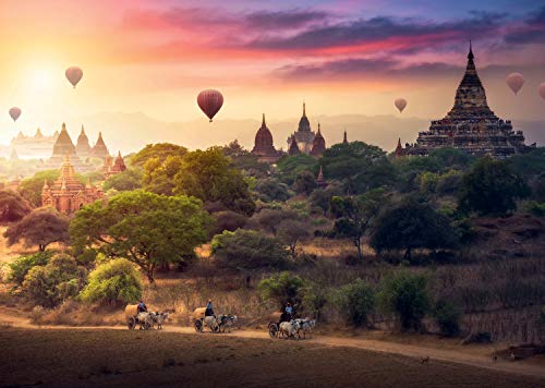 RAVENSBURGER PUZZLE- Mongolfiere su Myanmar