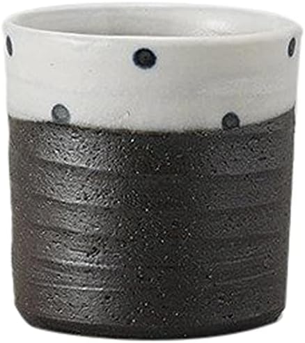 Set of 10, Rock Cups, Snow Makeup Polka Dot (Blue), Rock Cup, 3.5 x 3.5 inches (8.8 x 9 cm), Earth, Restaurant, Ryokan, Japanese Tableware, Restaurant, Commercial Use, Tableware, Tableware