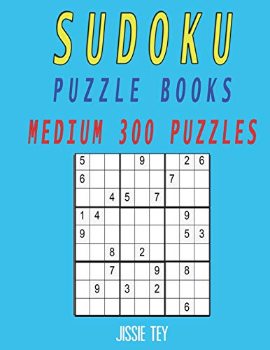 Sudoku Puzzle Books Medium 300 Puzzles