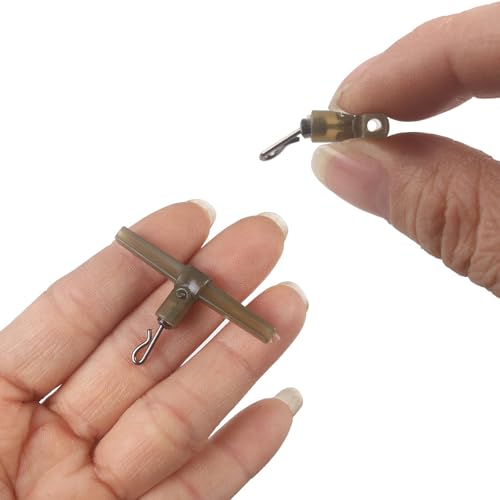 20 accesorios anti-enredos para pesca de carpa miniatura 4