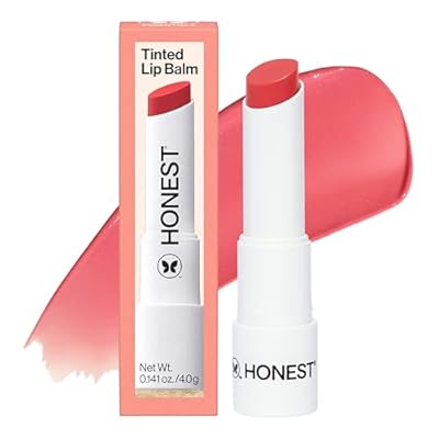 Honest Beauty Moisturizing Vegan Tinted Lip Balm, Antioxidant-Rich Acai Extracts, Avocado Oil, Paraben and Cruelty-Free, Fruit Punch