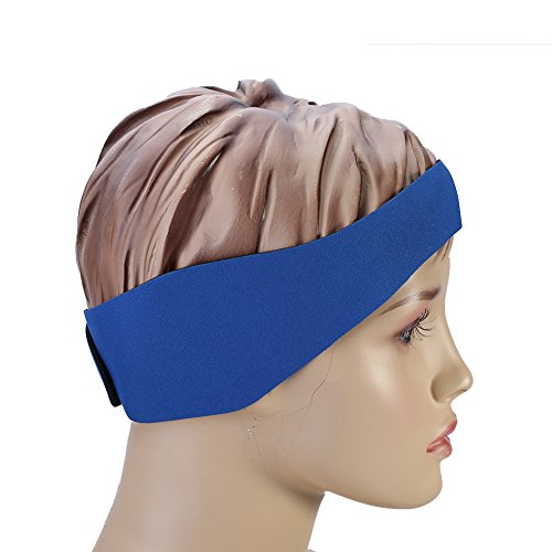 VGEBY1 Banda de Cabeza para Natación - Diadema natación Inventado por el médico Mantenga Agua afuera La baño Original Recomendado médico(M-Azul) Artículos De Yoga Cover