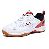 Tischtennis Schuhe Herren,Squashschuh,Squash Schuhe Herren,Squashschuhe FüR Damen,Tischtennis Schuhe,Badminton Schuhe,DäMpfung,DäMpfung,Unisex,rutschfeste,Für Einsteiger,Weiß