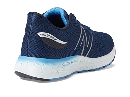 New Balance Tênis de corrida unissex infantil Fresh Foam X 880 V12 com cadarço, Azul marinho/azul (H