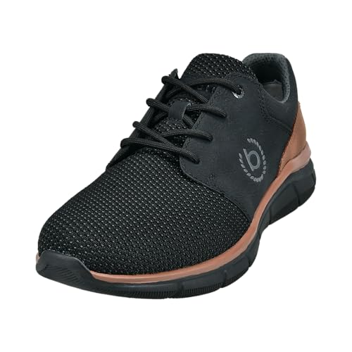 bugatti Chaussures à Lacets pour Homme 341-afa01, Noir, 42 EU