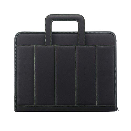 Cartable Portefeuille en polyester 600d couture vert Cover