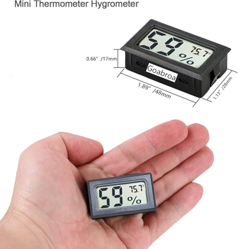 Mini Hygrometer Thermometer Digital Indoor Humidity Gauge Monitor with Temperature Meter Sensor Fahrenheit (℉) - Image 3