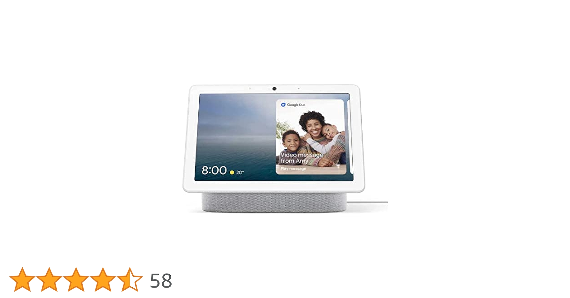 Google Nest Hub Max　chalk Google Nest Hub Max in Chalk (2-Pack) VBGA02486 - The Home Depot
