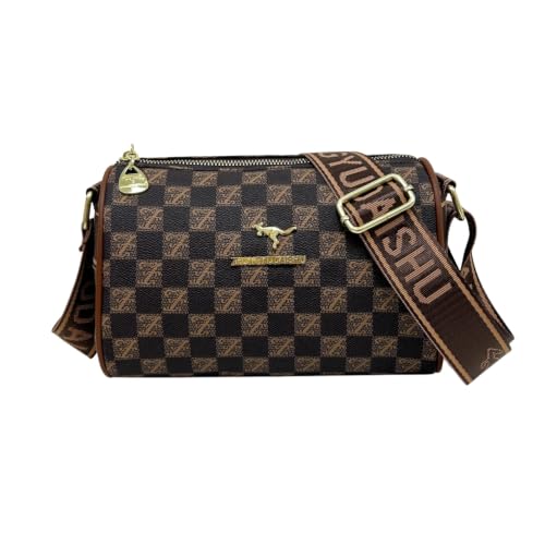 Bolso estilo almohada Boston de cuadros ideal para tus escapadas de fin de semana