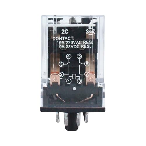 Relais-2C contacteur auxiliaire de securite pour reseau triphase AC380V et monophase