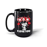 Taza de café de cerámica de Snoopy Mom Mama Día de la Madre 2021 para hombres y mujeres, hecha de cerámica de alta calidad con imágenes de personajes de alta definición en un lado. Los colores son muy brillantes y claros. Fabricado a través de procesos de sublimación en los Estados Unidos para garantizar la longevidad del producto.