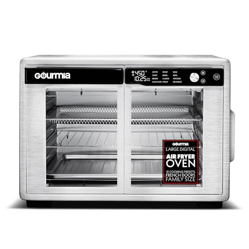 Gourmia French Door Digital Air Fryer Oven - 25-Quart XL Capacity