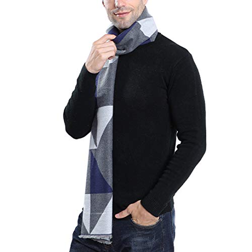 Pañuelos para hombre de lana y cachemira azul ideales para trajes de negocios