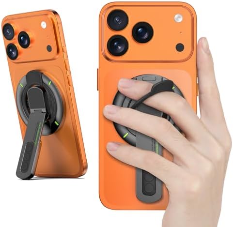 Tobeape Suporte MagSafe 3 em 1 para Celular – Anel Magnético Ajus...