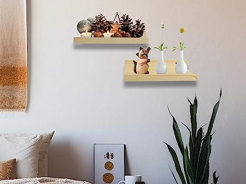 Z metnal Wooden Floating Shelves - Image 4