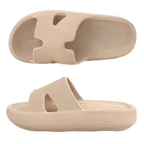 Image of Haifago Cloud Slippers for Womens Soft Foam Recovery Slides, Pillow Cushion Sandals for Women, House Bathroom Dorm Shower Essentials