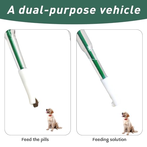 2 Stück Tabletteneingeber Katze,Tablettengeber für Katzen,Pill Assist Katze,Dogs Pet Tablettengeber,Wiederverwendbare Urostat Hund Schluckhilfe Tabletten Feeder für klein Hunde Tablettenspritze Kapsel