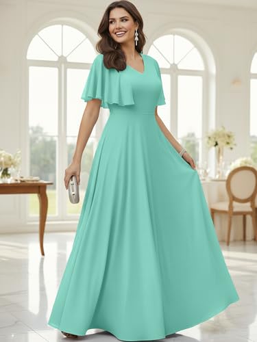 Image of KOH KOH Womens Long Elegant Bridesmaid Evening Cocktail Modest Maxi Dress