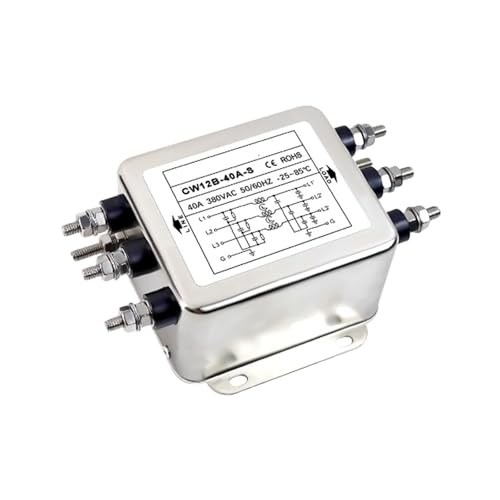 Filtre de puissance triphasé CW12B contre interférences électriques onduleur 380V - 6