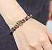 Antiquity Sian Art 8 mm Tiger Eye Beads Stretch Bracelet with Charm Jewelry Bracelet Free Zoom