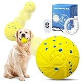 Dolita Interactive Dog Toy with Remote 3 Modes Tough Chewers Dog Ball,Smart Motion-Activated,E-TPU Material Toys for Aggressive Chewers,Large/Medium Dogs