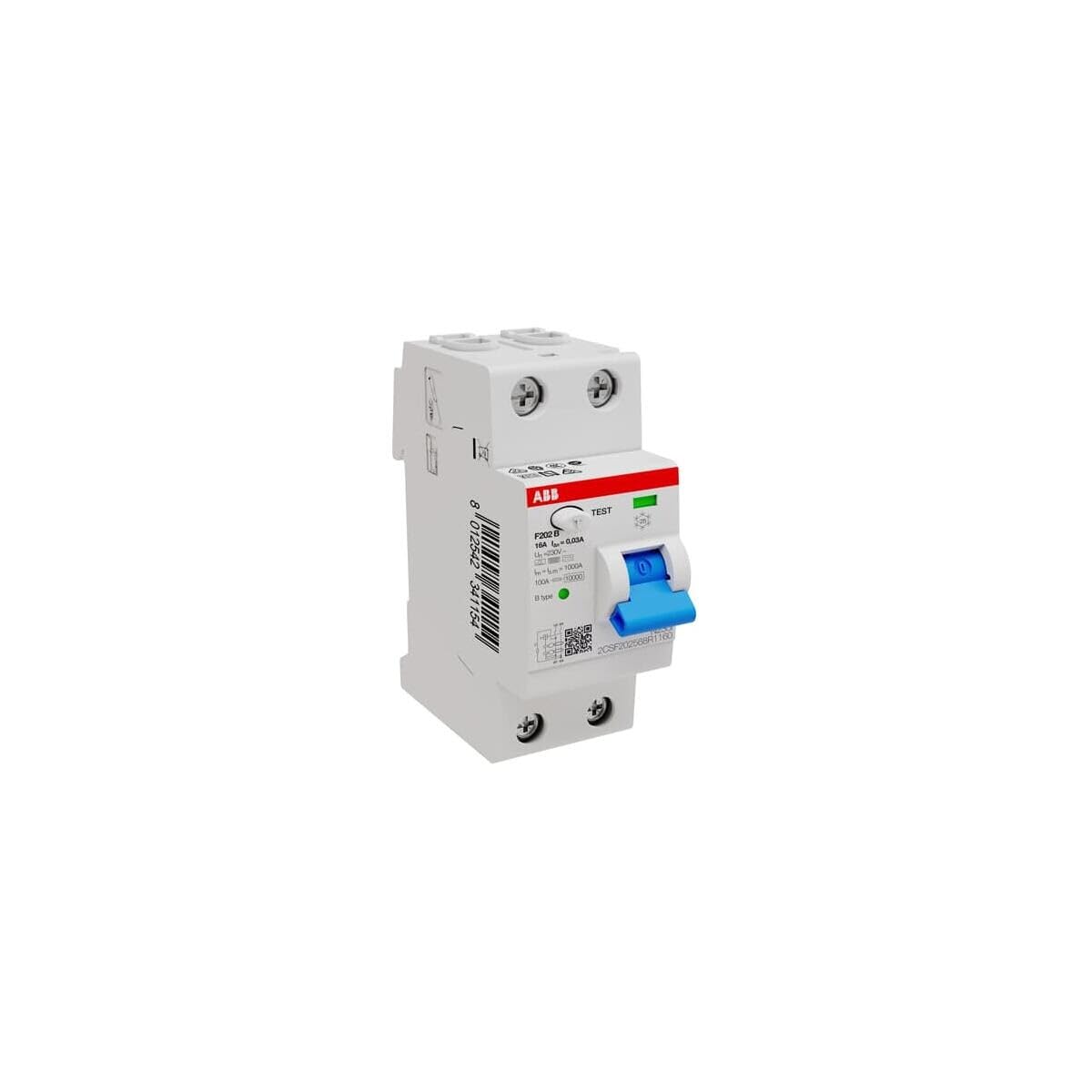 FI-Schutzschalter Typ B 2P 16A 30mA 3kA ABB F202B-16/0,03