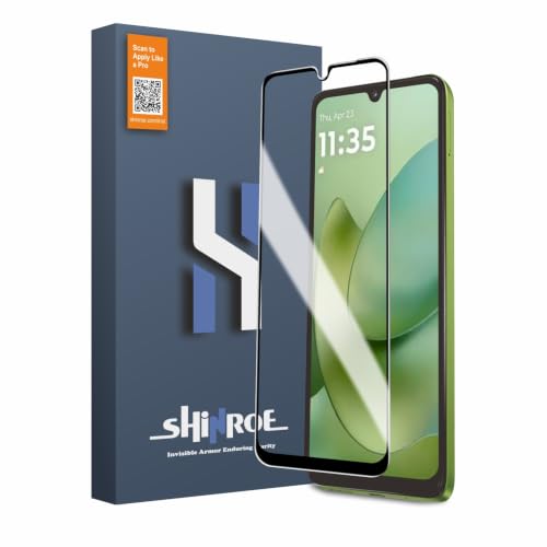 Image of Tempered Glass for Moto G06 Power - Military Grade 9H Screen Guard, Anti-Scratch, Shatterproof, Edge to Edge Full Coverage - Black Border